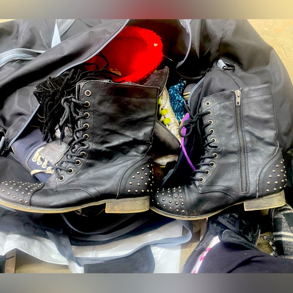 Madden Girl Combat Boots Studs